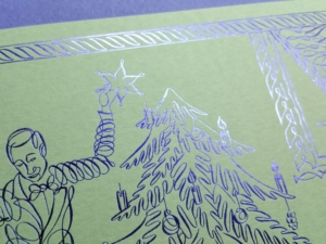 Folienprägung, Detail